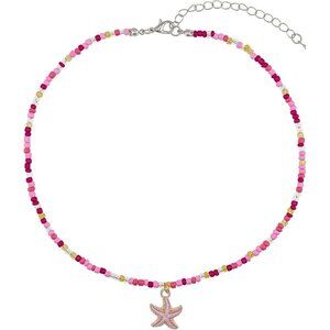 Bohemian Beaded Necklace for Women Starfish Pendant Choker Beach Jewelry